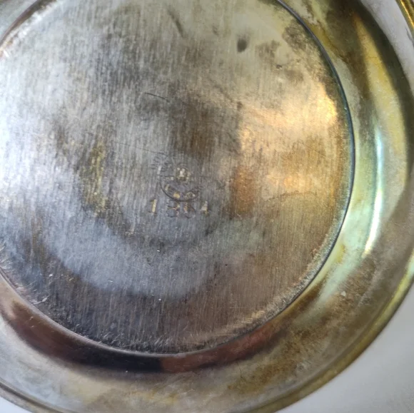 Antique (1850-1899) Rogers Silver Co Kettle And Creamer Set - Picture 9 of 10